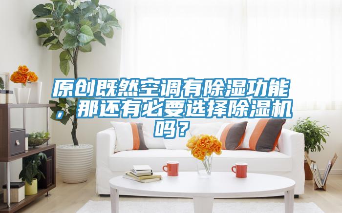 原创既然空调有除湿功能，那还有必要选择猫咪成人官网吗？