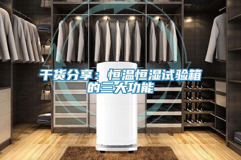 干货分享：恒温恒湿试验箱的三大功能