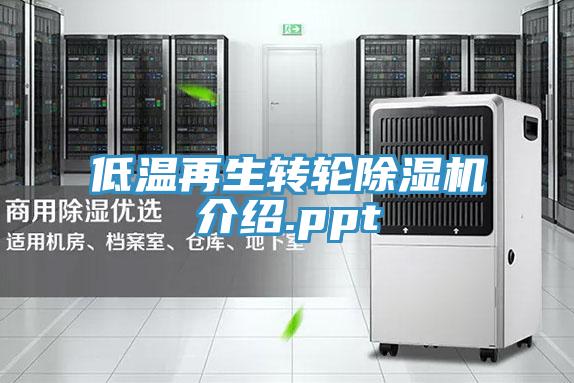 低温再生转轮猫咪成人官网介绍.ppt
