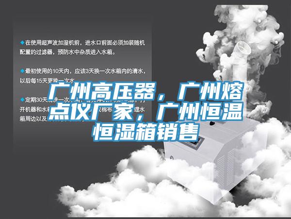 广州高压器，广州熔点仪厂家，广州恒温恒湿箱销售