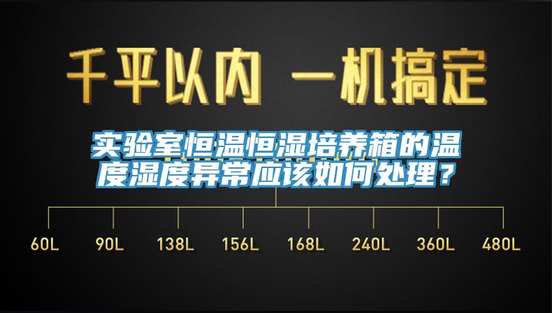 实验室恒温恒湿培养箱的温度湿度异常应该如何处理？