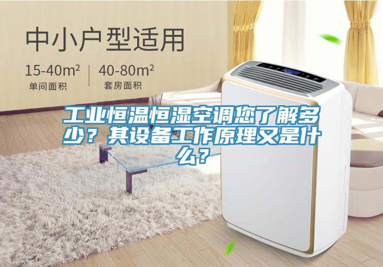 工业恒温恒湿空调您了解多少？其设备工作原理又是什么？