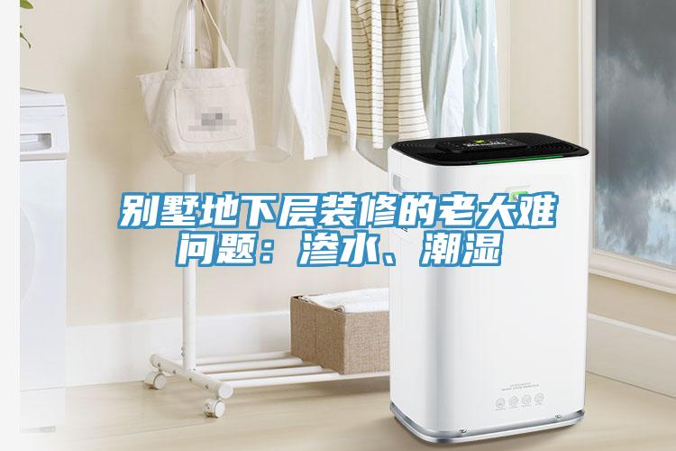 别墅地下层装修的老大难问题：渗水、潮湿