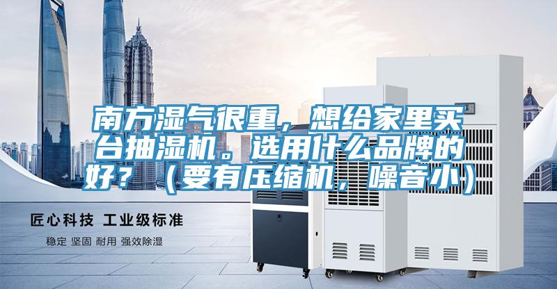 南方湿气很重，想给家里买台抽湿机。选用什么品牌的好？（要有压缩机，噪音小）