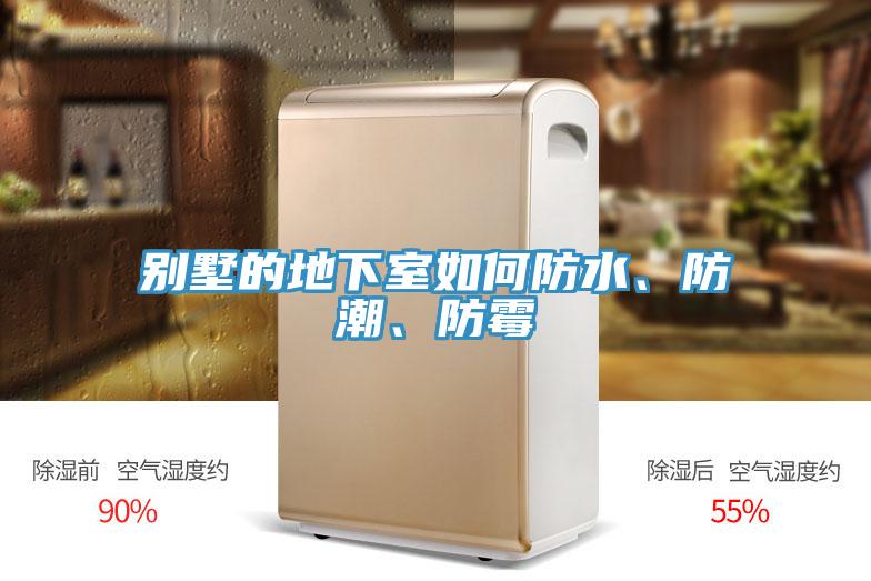别墅的地下室如何防水、防潮、防霉