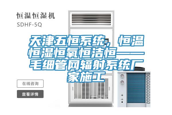 天津五恒系统，恒温恒湿恒氧恒洁恒——毛细管网辐射系统厂家施工