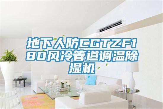 地下人防CGTZF180风冷管道调温猫咪成人官网