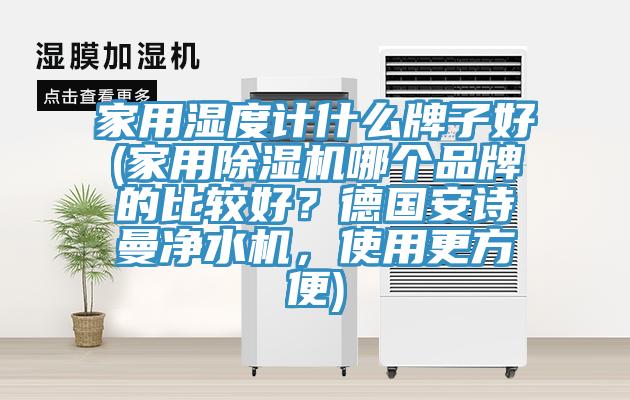 家用湿度计什么牌子好(家用猫咪成人官网哪个品牌的比较好？德国猫咪成人在线视频净水机，使用更方便)
