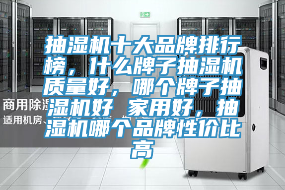 抽湿机十大品牌排行榜，什么牌子抽湿机质量好，哪个牌子抽湿机好 家用好，抽湿机哪个品牌性价比高