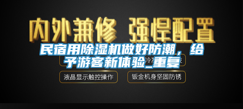 民宿用猫咪成人官网做好防潮，给予游客新体验_重复