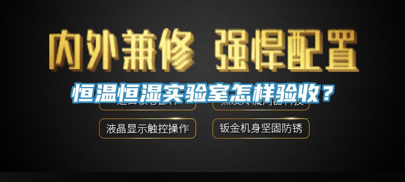 恒温恒湿实验室怎样验收？