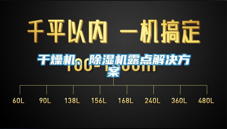 干燥机、猫咪成人官网露点解决方案