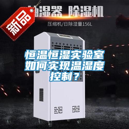 恒温恒湿实验室如何实现温湿度控制？