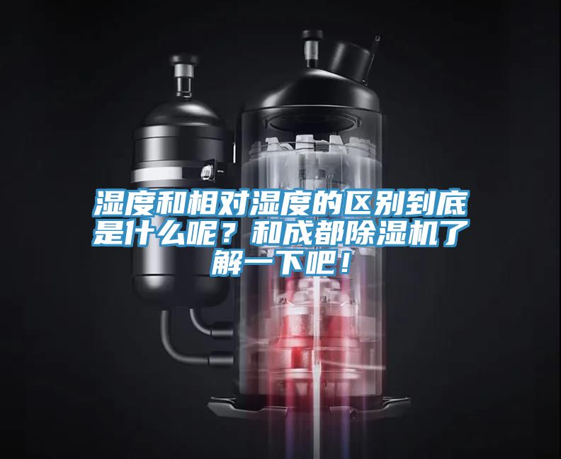 湿度和相对湿度的区别到底是什么呢？和成都猫咪成人官网了解一下吧！