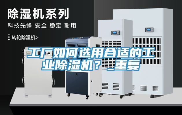 工厂如何选用合适的工业猫咪成人官网？_重复