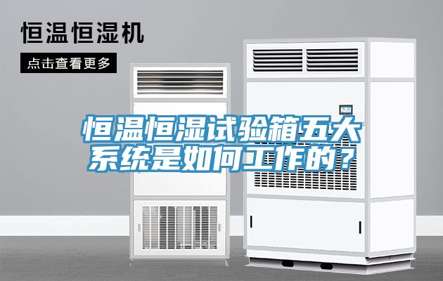 恒温恒湿试验箱五大系统是如何工作的？