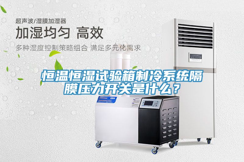 恒温恒湿试验箱制冷系统隔膜压力开关是什么？