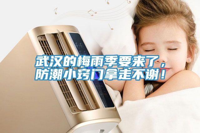 武汉的梅雨季要来了，防潮小窍门拿走不谢！