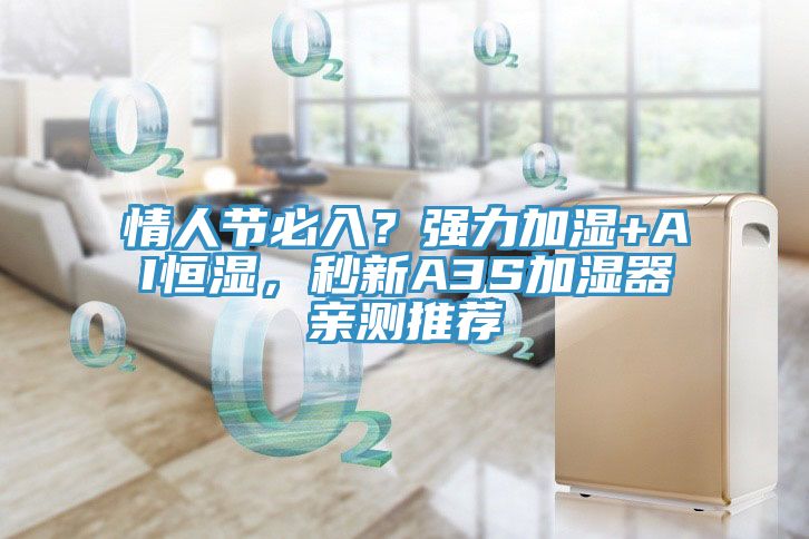情人节必入？强力加湿+AI恒湿，秒新A3S加湿器亲测推荐