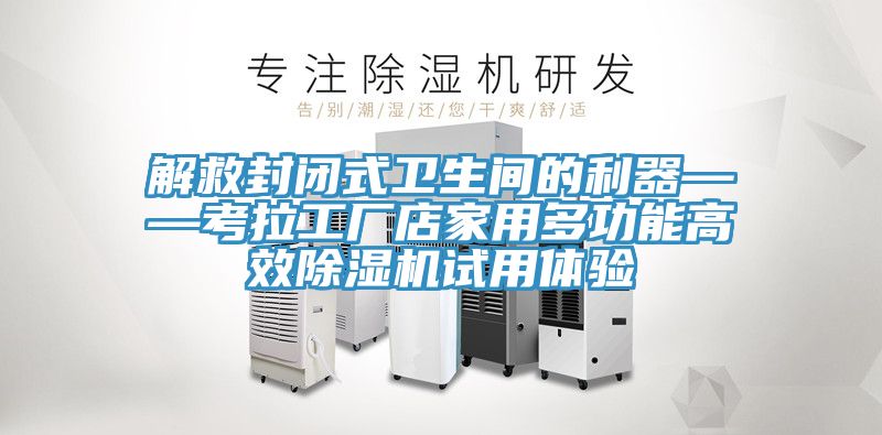 解救封闭式卫生间的利器——考拉工厂店家用多功能高效猫咪成人官网试用体验