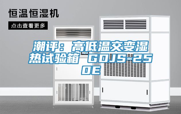 潮评：高低温交变湿热试验箱 GDJS-250E