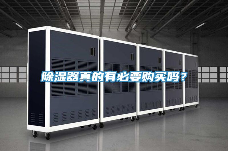 除湿器真的有必要购买吗？