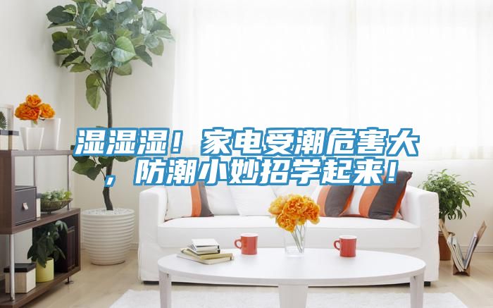 湿湿湿！家电受潮危害大，防潮小妙招学起来！