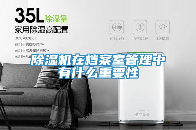 猫咪成人官网在档案室管理中有什么重要性