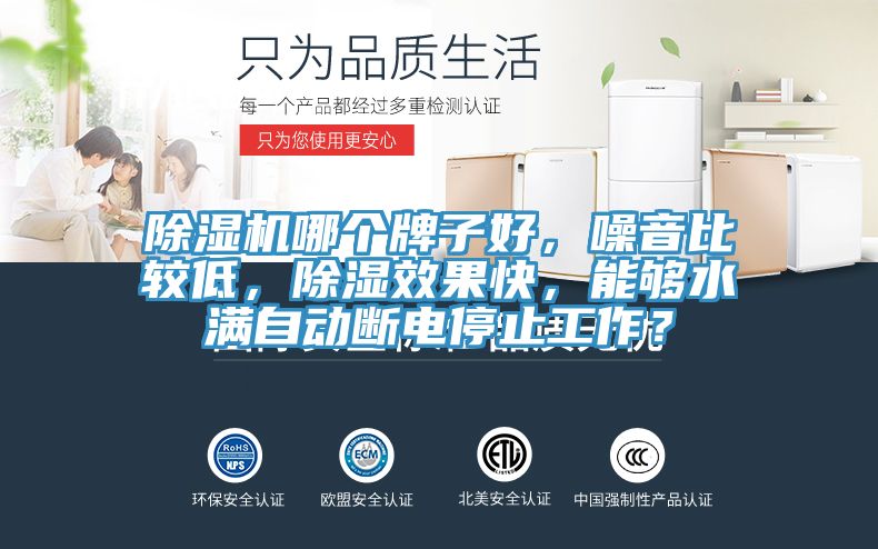 猫咪成人官网哪个牌子好，噪音比较低，除湿效果快，能够水满自动断电停止工作？