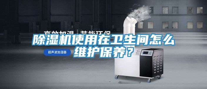 猫咪成人官网使用在卫生间怎么维护保养？