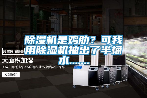 猫咪成人官网是鸡肋？可我用猫咪成人官网抽出了半桶水.......