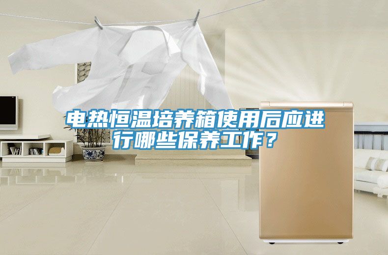 电热恒温培养箱使用后应进行哪些保养工作？