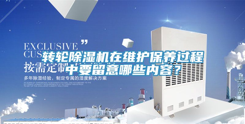 转轮猫咪成人官网在维护保养过程中要留意哪些内容？