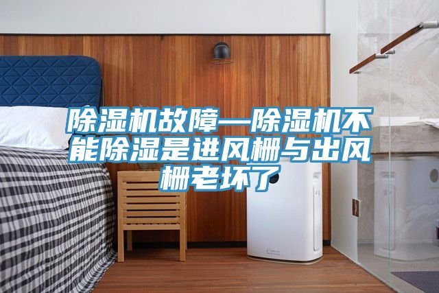 猫咪成人官网故障—猫咪成人官网不能除湿是进风栅与出风栅老坏了